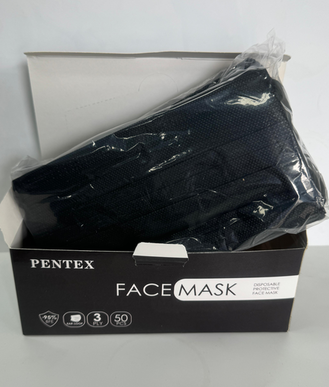 Pentex Disposable Face Mask 3 Ply 50 Pcs